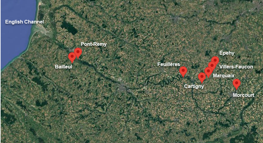 1/9th Manchesters France April 1917