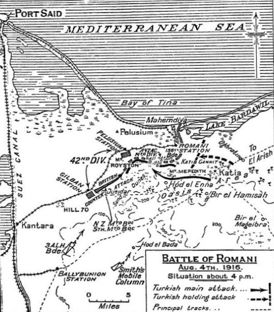 Battle of Romani - Aug 4th 1916