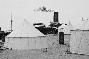 Camp at Bridgehead El Kantara