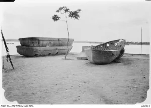Captured Turkish Pontoon Boats