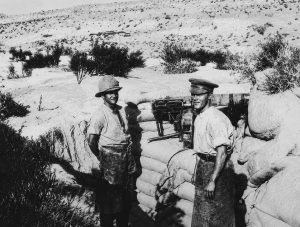 Machine Gun Post at Shallufa