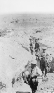 Signallers laying Cable in Gallipoli