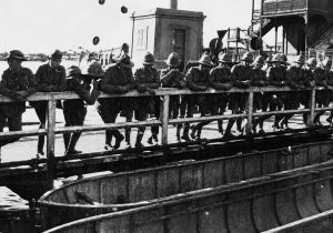 Captured Turkish Pontoons