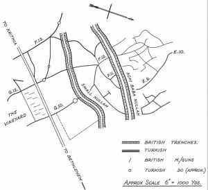 Sketch map of the Vineyard Trench