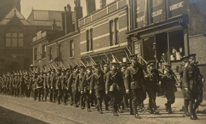 Capt Ralph Lees leading the 2/9th Manchesters