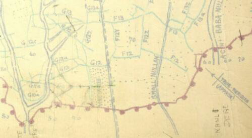 Trench Map August 7th, 1915